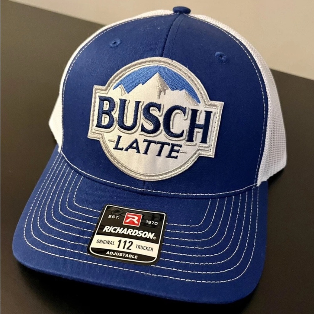 Busch Latte Beer Richardson 112 Snapback Trucker Hat